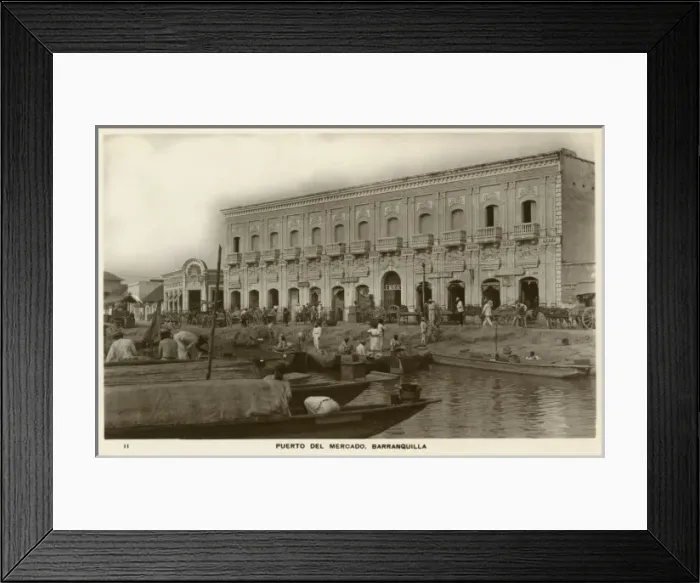 Framed Print : Barranquilla, Colombia - The Port Market Framed Print : Barranquilla, Colombia - The Port Market