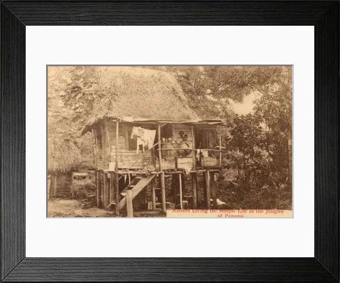 Framed Print : Indigenous people of Panama Framed Print : Indigenous people of Panama
