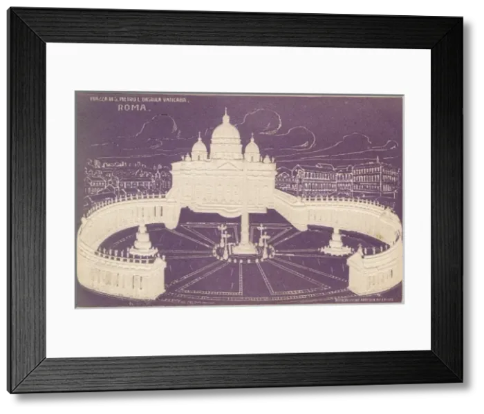 Framed Print : St Peters Square, Rome Framed Print : St Peters Square, Rome