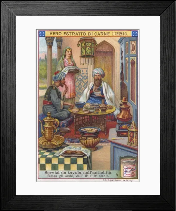 Framed Print : Arabian Tableware Framed Print : Arabian Tableware