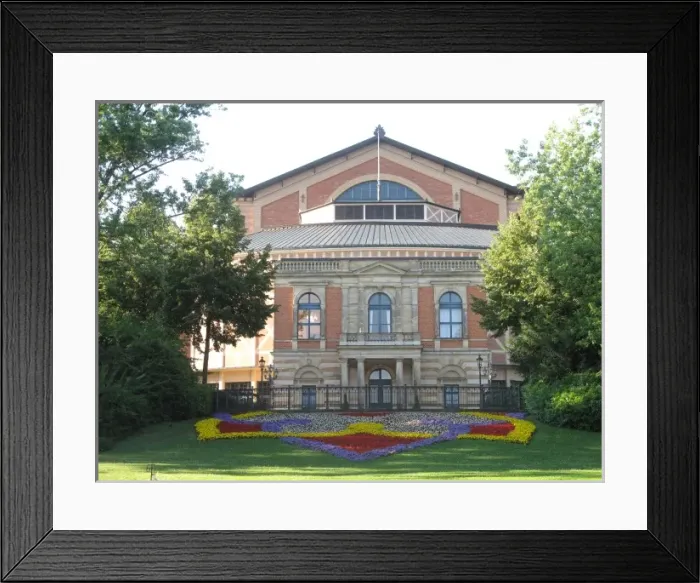 Framed Print : Bayreuth Festival Theatre, Bavaria, Germany Framed Print : Bayreuth Festival Theatre, Bavaria, Germany