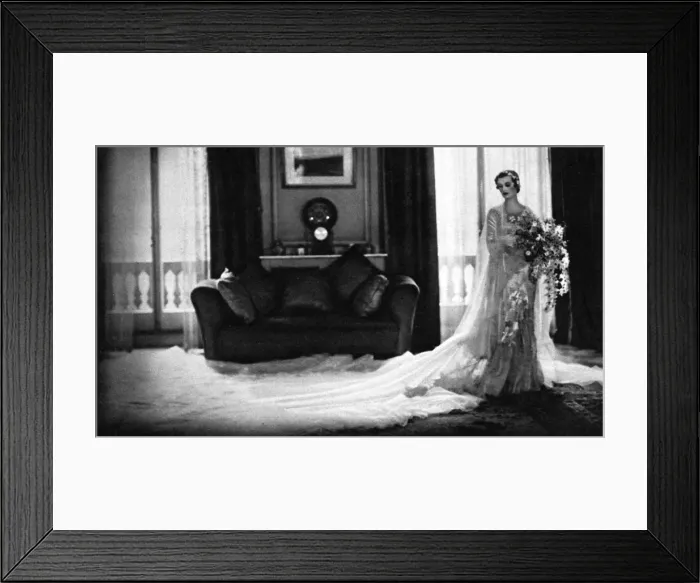 Framed Print : Wedding of Margaret Whigham and Charles Sweeny Framed Print : Wedding of Margaret Whigham and Charles Sweeny