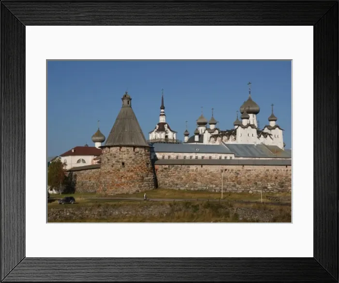 Framed Print : Defence towers of the Solovetsky Kremlin Framed Print : Defence towers of the Solovetsky Kremlin