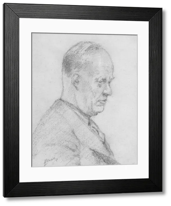 Framed Print : Harry Lawrence Oakley self-portrait Framed Print : Harry Lawrence Oakley self-portrait