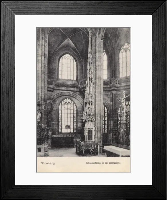 Framed Print : Nuremberg, Germany - Lorenzkirche Framed Print : Nuremberg, Germany - Lorenzkirche