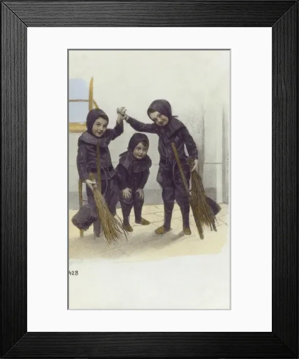 Framed Print : Three Chimneysweeps Framed Print : Three Chimneysweeps