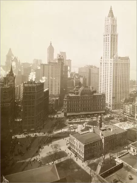 Parks, City Hall and Buildings, New York
