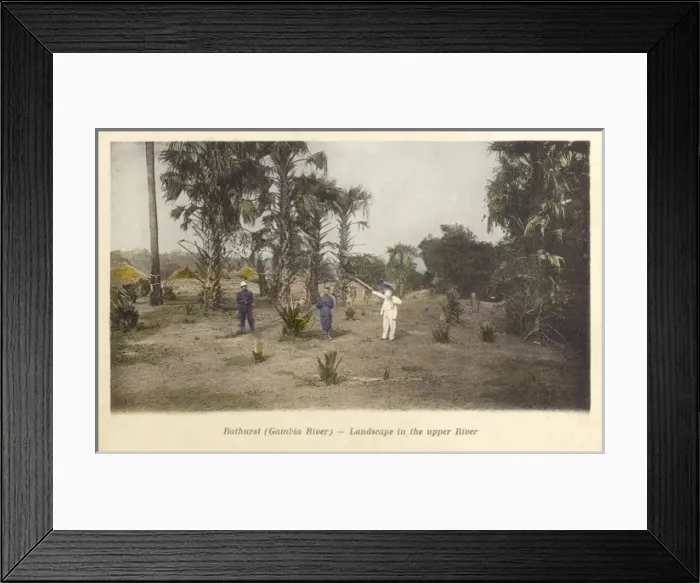 Framed Print : The Gambia - Bathurst (Gambia River) Framed Print : The Gambia - Bathurst (Gambia River)
