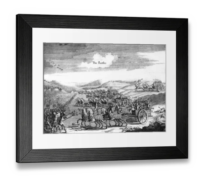 Framed Print : Britons in Chariots Framed Print : Britons in Chariots