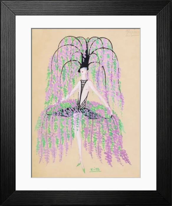 Framed Print : Costume design by Zig Framed Print : Costume design by Zig