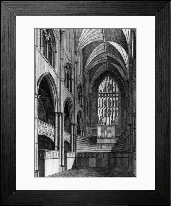 Framed Print : The Handel Commemoration, Westminster Abbey, 1784 Framed Print : The Handel Commemoration, Westminster Abbey, 1784