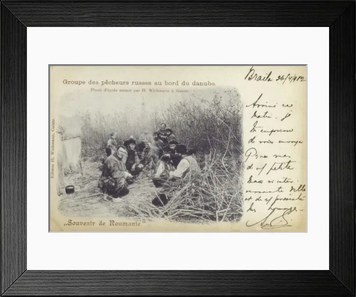 Framed Print : Fishermen by the Danube, Romania Framed Print : Fishermen by the Danube, Romania