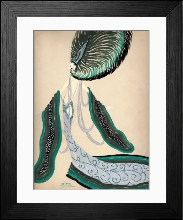 Framed Print : Costume design by Zig Framed Print : Costume design by Zig