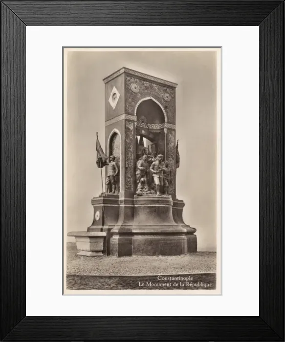Framed Print : Istanbul, Turkey - The Turkish Republic Monument Framed Print : Istanbul, Turkey - The Turkish Republic Monument