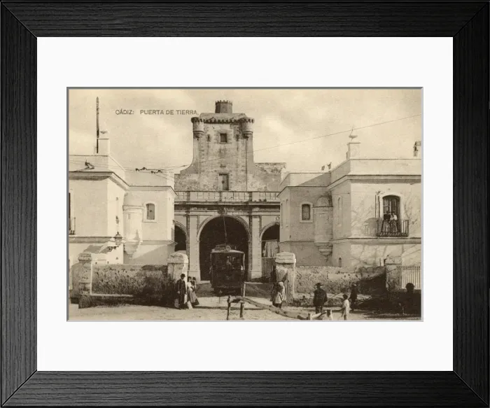 Framed Print : Cadiz, Spain - Puerta de Tierra Framed Print : Cadiz, Spain - Puerta de Tierra