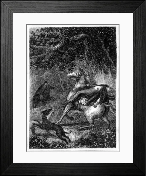 Framed Print : Edgar murders Aethelwald Framed Print : Edgar murders Aethelwald