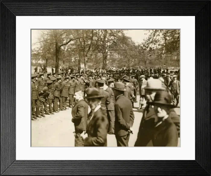 Framed Print : Metropolitan Police centenary celebrations, Hyde Park Framed Print : Metropolitan Police centenary celebrations, Hyde Park