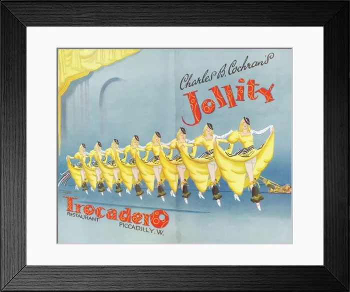 Framed Print : Programme cover for Jollity at the Trocadero Framed Print : Programme cover for Jollity at the Trocadero
