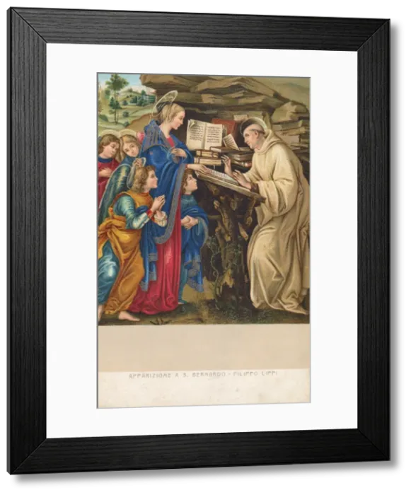 Framed Print : Apparition of the Virgin to St. Bernard Framed Print : Apparition of the Virgin to St. Bernard