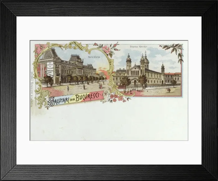 Framed Print : Eforie Baths and Sarindar Church, Bucharest Framed Print : Eforie Baths and Sarindar Church, Bucharest
