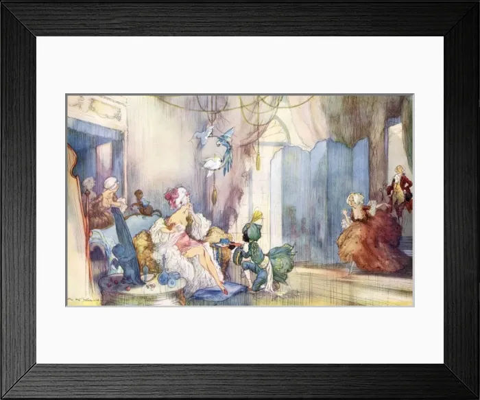 Framed Print : A Flutter in the Boudoir Framed Print : A Flutter in the Boudoir