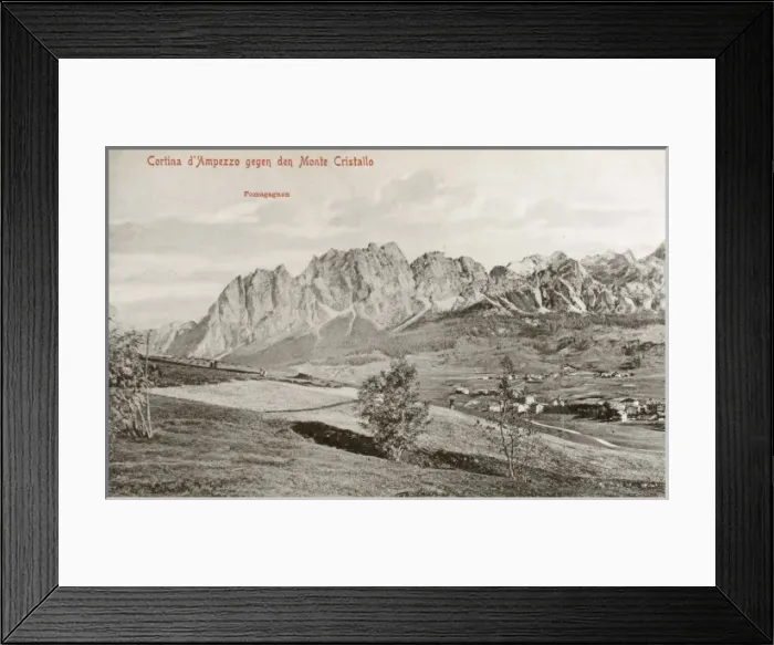 Framed Print : Monte Cristallo, Tyrol, Italy Framed Print : Monte Cristallo, Tyrol, Italy
