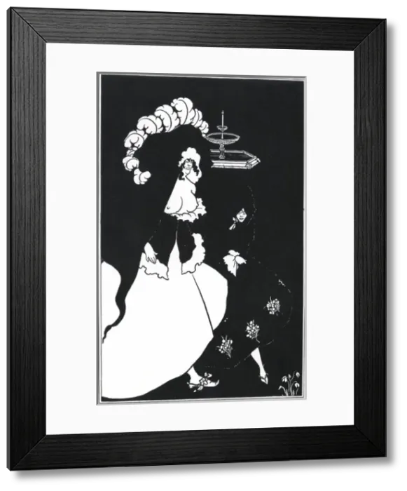 Framed Print : Messalina by Aubrey Beardsley Framed Print : Messalina by Aubrey Beardsley