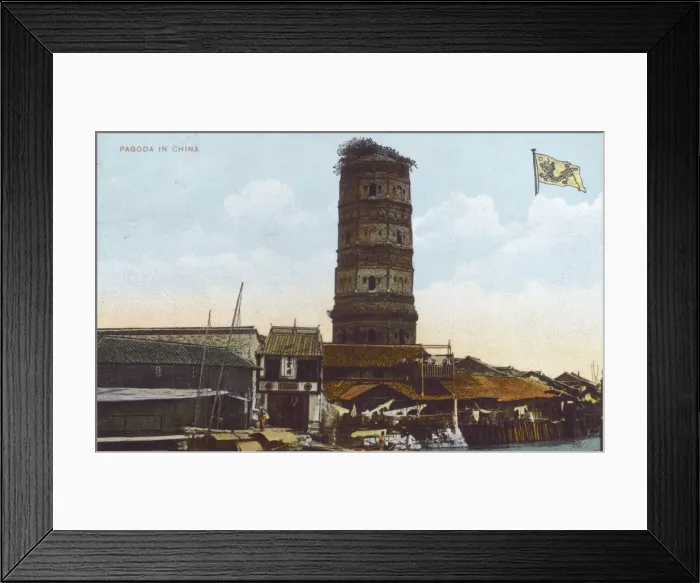 Framed Print : Old Chinese Pagoda Framed Print : Old Chinese Pagoda