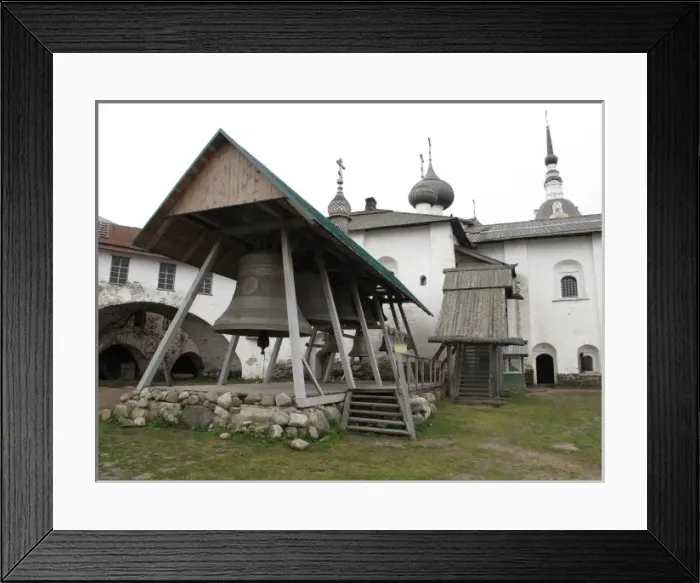 Framed Print : Great bells at Solovetsky Monastery Framed Print : Great bells at Solovetsky Monastery
