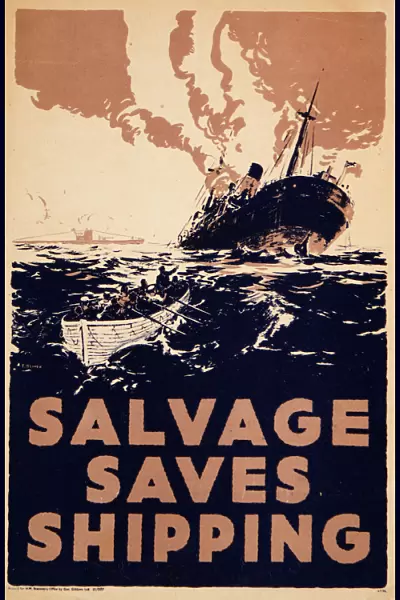 Poster: Salvage Saves Shipping