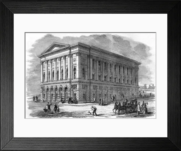 Framed Print : St Georges Hall, Bradford, exterior Framed Print : St Georges Hall, Bradford, exterior