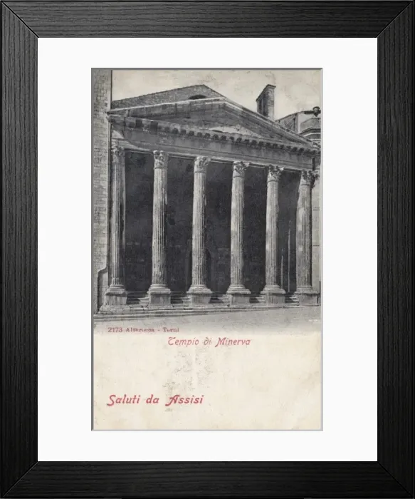 Framed Print : Temple of Minerva, Assisi, Italy Framed Print : Temple of Minerva, Assisi, Italy