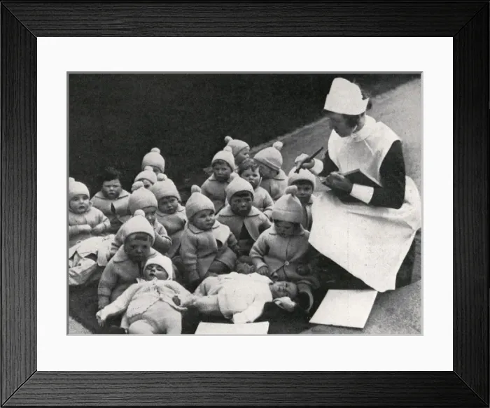 Framed Print : The Census 1931 Framed Print : The Census 1931
