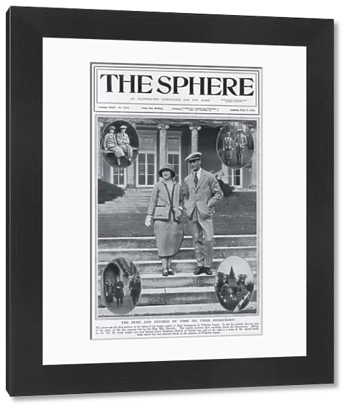 The Sphere front cover - royal honeymoon