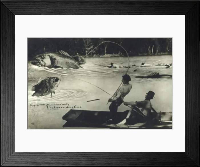 Framed Print : Fantasy Fishing Framed Print : Fantasy Fishing