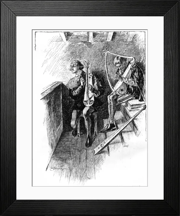 Framed Print : Gallery minstrels Framed Print : Gallery minstrels