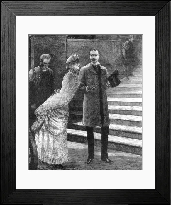 Framed Print : Royal Wedding 1882 -- Duke & Duchess of Albany Framed Print : Royal Wedding 1882 -- Duke & Duchess of Albany