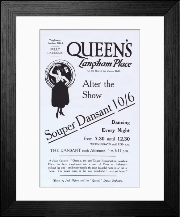 Framed Print : Leaflet for Queens Hall Roof Framed Print : Leaflet for Queens Hall Roof