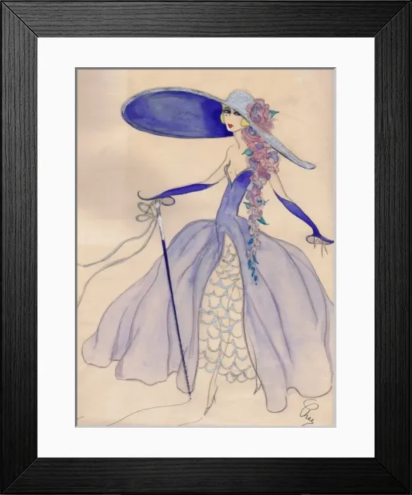 Framed Print : Costume design by Dolly Tree Framed Print : Costume design by Dolly Tree