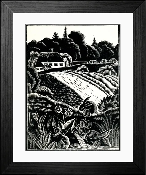 Framed Print : An idyllic rural scene Framed Print : An idyllic rural scene