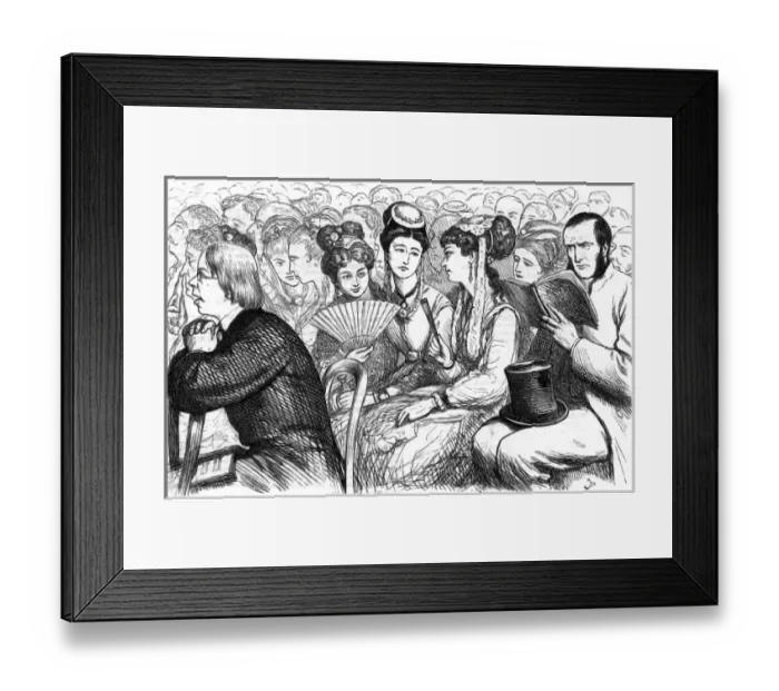 Framed Print : Enjoying Handel, 1868 Framed Print : Enjoying Handel, 1868