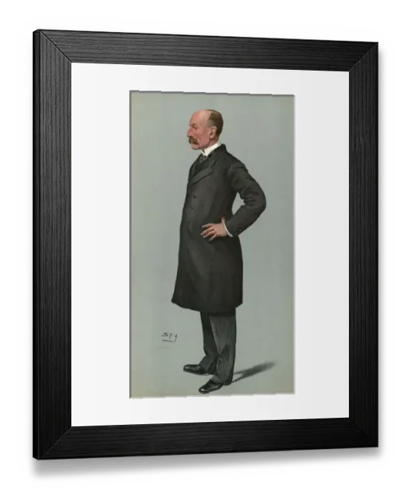 Framed Print : Col Sir A. J. Bigge Vanity Fair, Spy Framed Print : Col Sir A. J. Bigge Vanity Fair, Spy