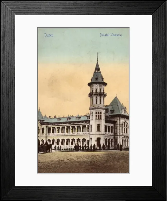 Framed Print : Buzeu, Romania - Palatul Comunal Framed Print : Buzeu, Romania - Palatul Comunal