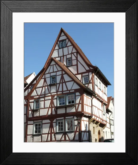 Framed Print : Old house, Bad Wimpfen, Baden Wurttemberg, Germany Framed Print : Old house, Bad Wimpfen, Baden Wurttemberg, Germany