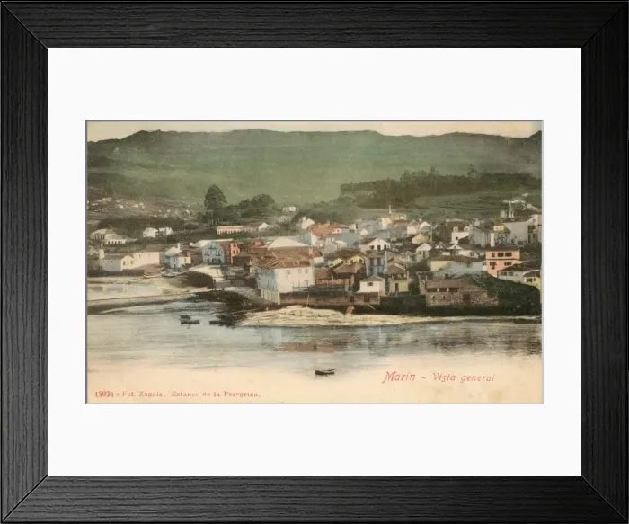 Framed Print : Marin, Spain - General View Framed Print : Marin, Spain - General View