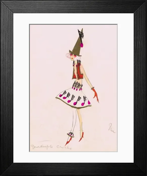 Framed Print : Costume design by Dolly Tree Framed Print : Costume design by Dolly Tree
