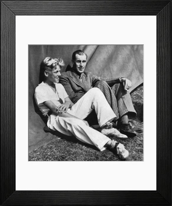 Framed Print : W. T. Tilden and protege Framed Print : W. T. Tilden and protege