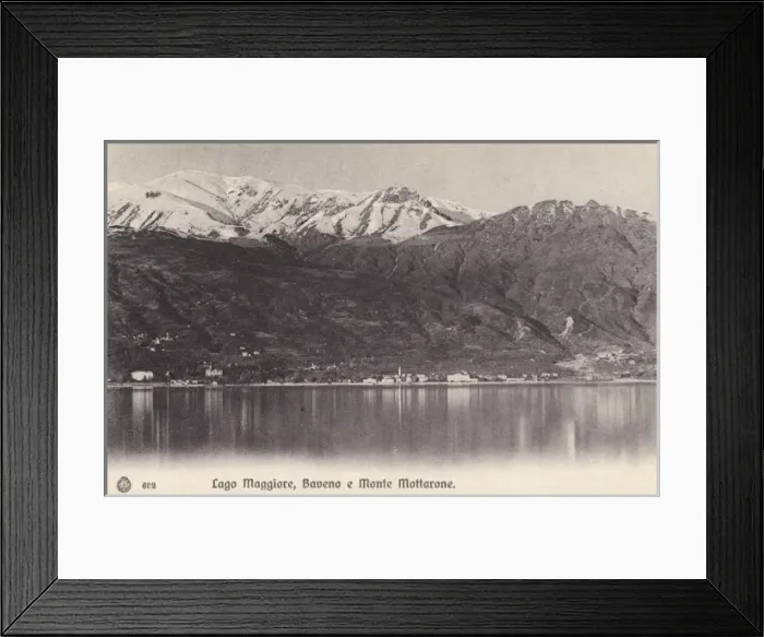 Framed Print : Lake Maggiore, Baveno and the Monte Mottarone Framed Print : Lake Maggiore, Baveno and the Monte Mottarone