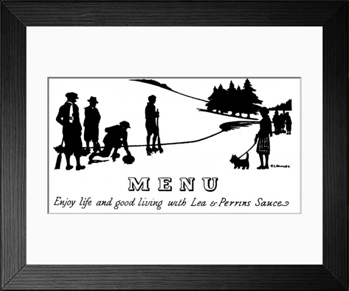 Framed Print : Silhouette of people in a snowy landscape Framed Print : Silhouette of people in a snowy landscape