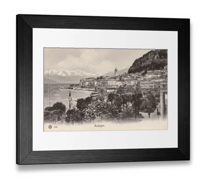 Framed Print : Bellagio on Lake Como, Italy Framed Print : Bellagio on Lake Como, Italy
